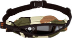 SPIbelt Kids Pocket Belt, Expandable Pocket, Adjustable Waist, No Bounce, No Logo Band, Camo with Black Zipper