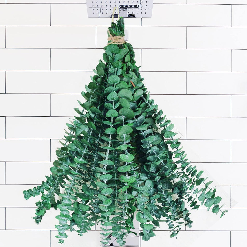 10Pcs Dried Eucalyptus Stems for Shower 17" Real Natural Hanging Eucalyptus Stems, Real Fresh Leaves Branches for Vase Filler, Wedding, Bathroom Decor, Home Decor, Dried Flowers Arrangement Decor