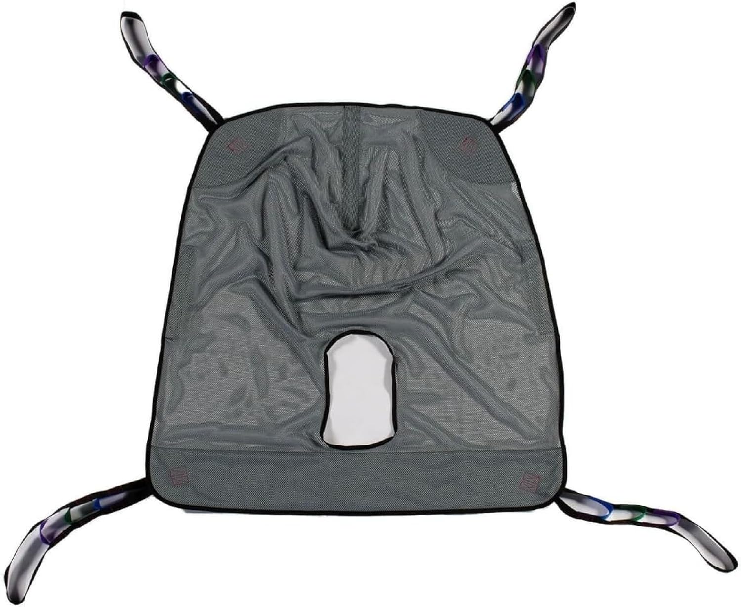 Patient Aid Full Body Commode Sling - Easy-to-Wash Mesh Fabric for Bathing and Toileting - Comfy Safe Lifting for the Elderly and Non-Weight Bearing - Extra Large, 600lb. Maximum Carrying Capacity