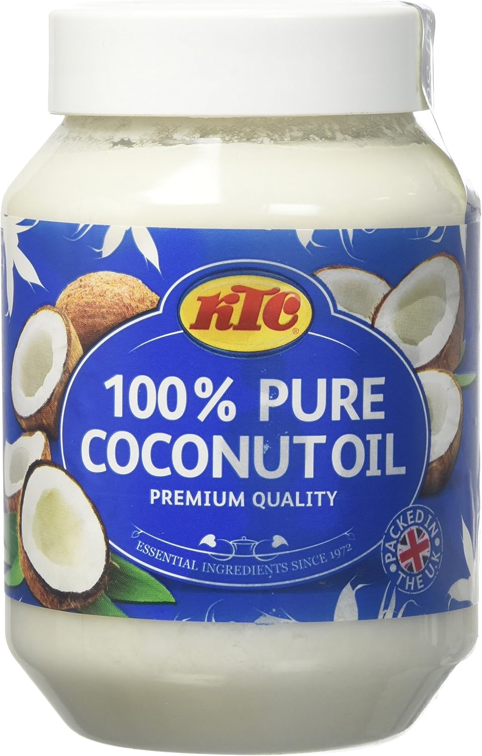 100% PURE KTC Coconut Multipurpose Oil Jar 500ml - Used for Cooking (Edible Oil), Hair Oil, Body (Skin Care) Moisturiser