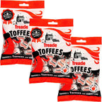 Walkers' Nonsuch Treacle Toffee | with Condensed Milk & Black Treacle | Imported from the UK | Traditional British Candy for Any Occasion | English Sweets Bars | 5.29 Oz (Pack of 3)