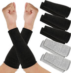 5 Pairs Cut Burn Resistant Sleeves Arm Protection Sleeves Forearm Arm Protectors Thin Skin Bruising Arm Guards