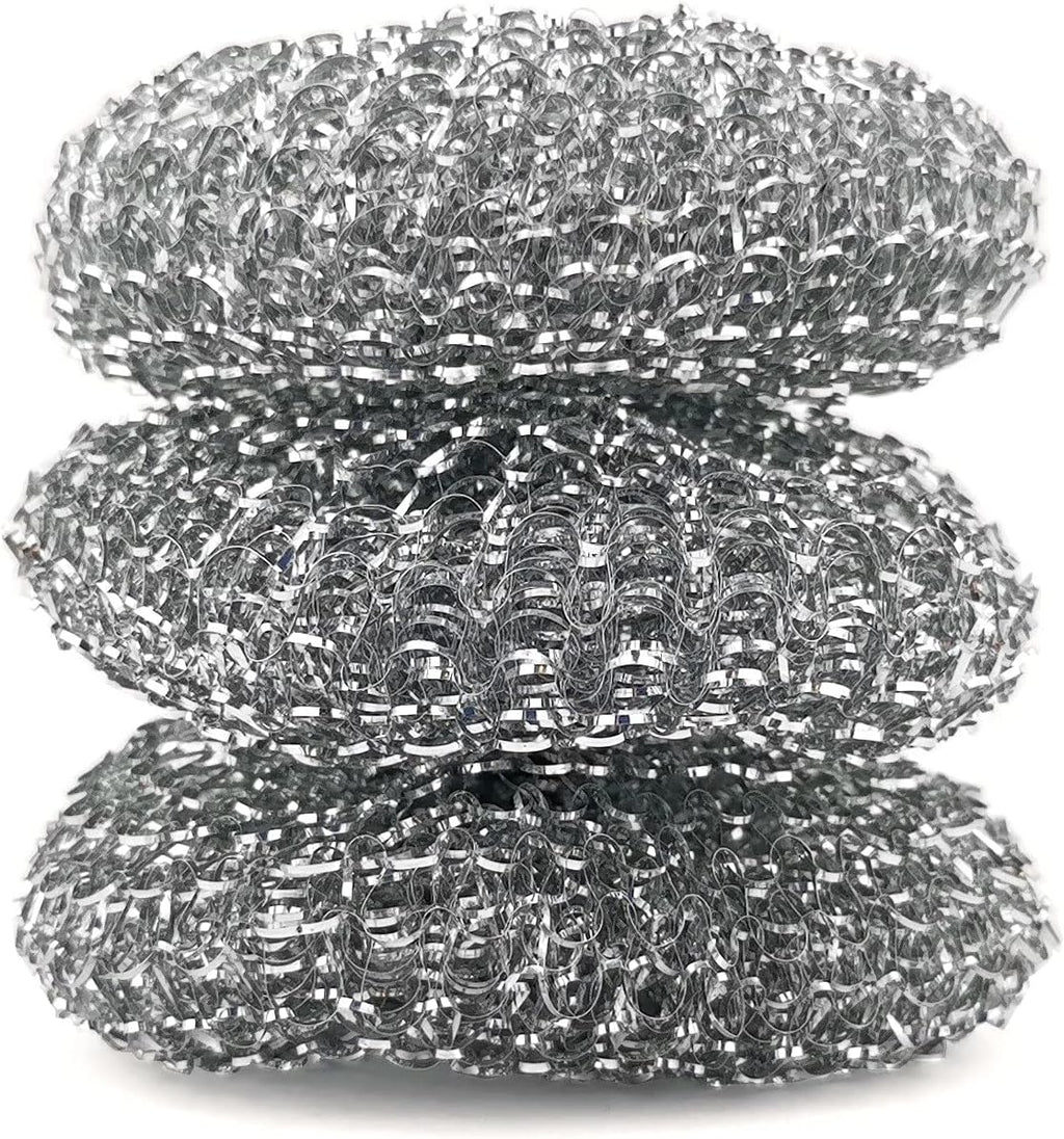 D.RECT Steel Sponge 3x - Dishwashing Sponge - Ideal for Stainless Steel Pot Cleaner, M
