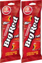 Big Red Wrigley's Cinnamon Gum, 3 Fifteen-Stick Packs (45 Pieces Total) (Pack of 2)