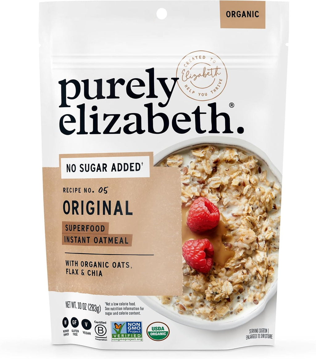 Purely Elizabeth, Oatmeal Ancient Grain Original Organic, 10 Ounce
