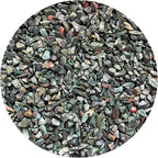 GAF TREASURES Natural Semi Tumbled Bloodstone Gemstone Chips, Crushed Mini Crystals, Undrilled (Bloodstone, Green, 1 Pound)