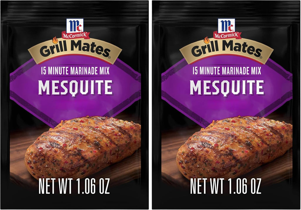 McCormick Grill Mates Mesquite Marinade, 1.06 Ounce (Pack of 2)