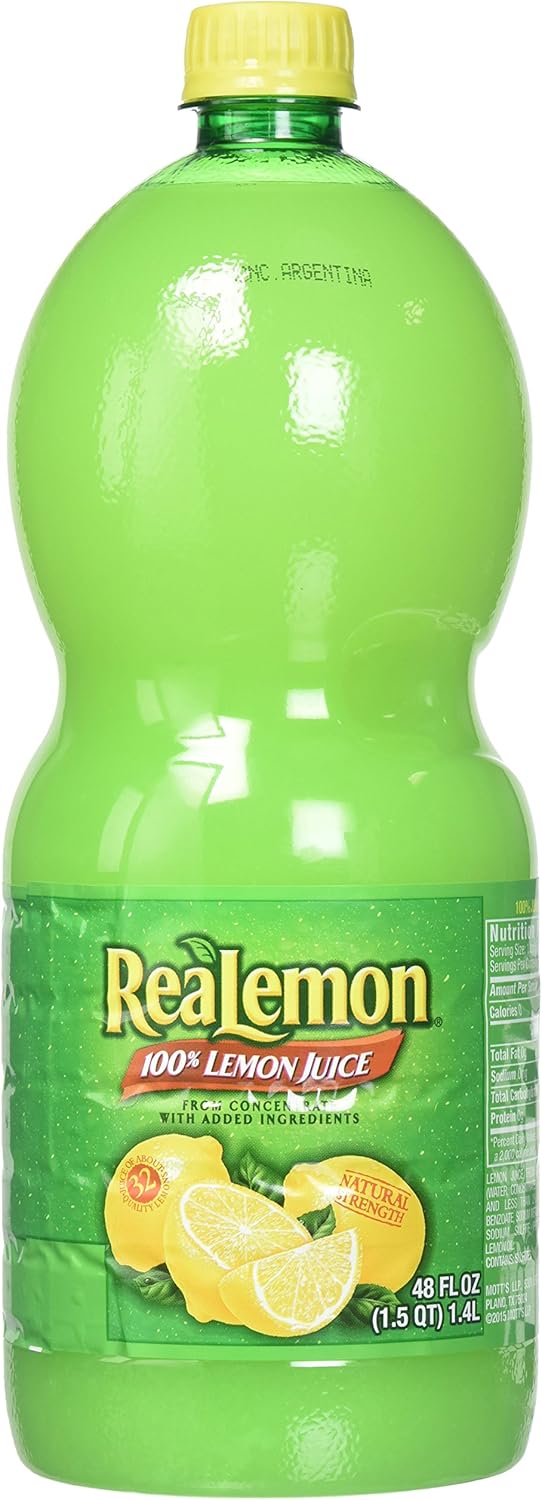 Realemon 100% Lemon Juice, 48 oz