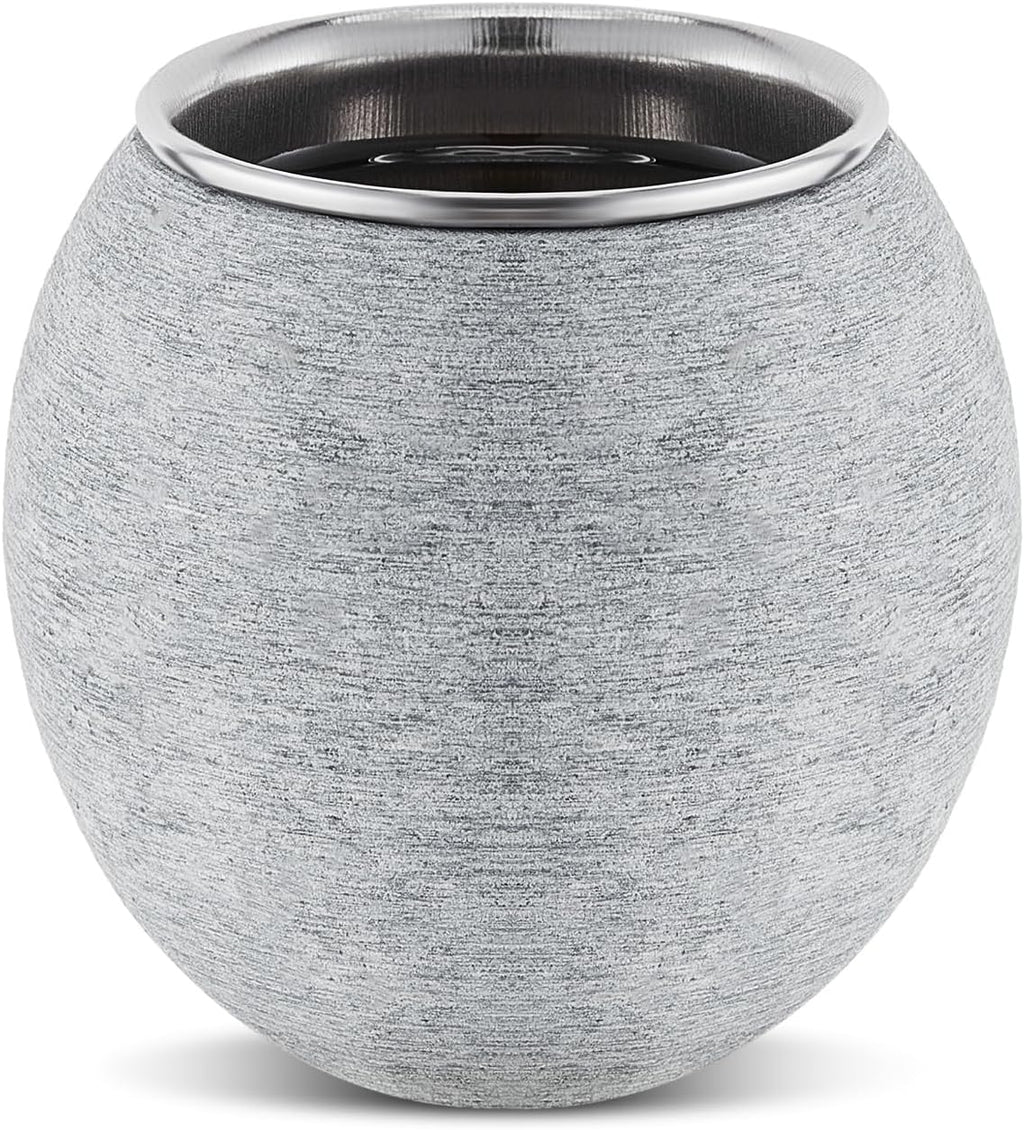 Hushee 1 Pc Sauna Aromatherapy Stone Cup, Sauna Essential Oil Diffuser, Aromatherapy Bowl Accessories with Stainless Steel Diffuser Bowl for Spa Luxury Oil Holder