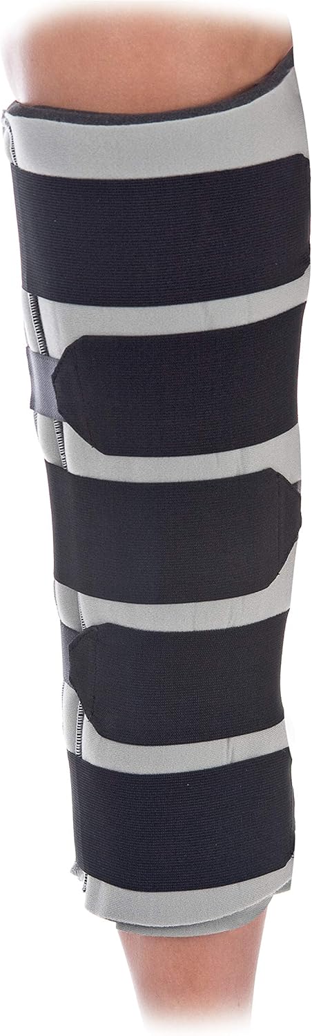 United Ortho 62016 Foam Knee Immobilizer, 16" Size, Black