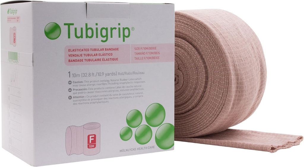 Tubigrip Size F Tubular Bandage 10M Box Beige (4x32.81')""