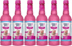 Jordan's Skinny Mixes Sugar Free Syrup, Cotton Candy, Fruit Flavored Water Enhancer, Drink Mix, Iced Tea, Lemonade, Drinks, Low Calorie Water Flavoring, Dairy & Gluten Free, Kosher, 25.4 Fl Oz, 6 Pack