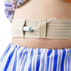 Breathable Peritoneal Dialysis Belt, Abdominal Dialysis Belt for Men and Women, Abdominal Dialysis Belt for PD, G, PEG, J-Tube Fixed, Adjustable Breathable Catheter Protection Belt (L)