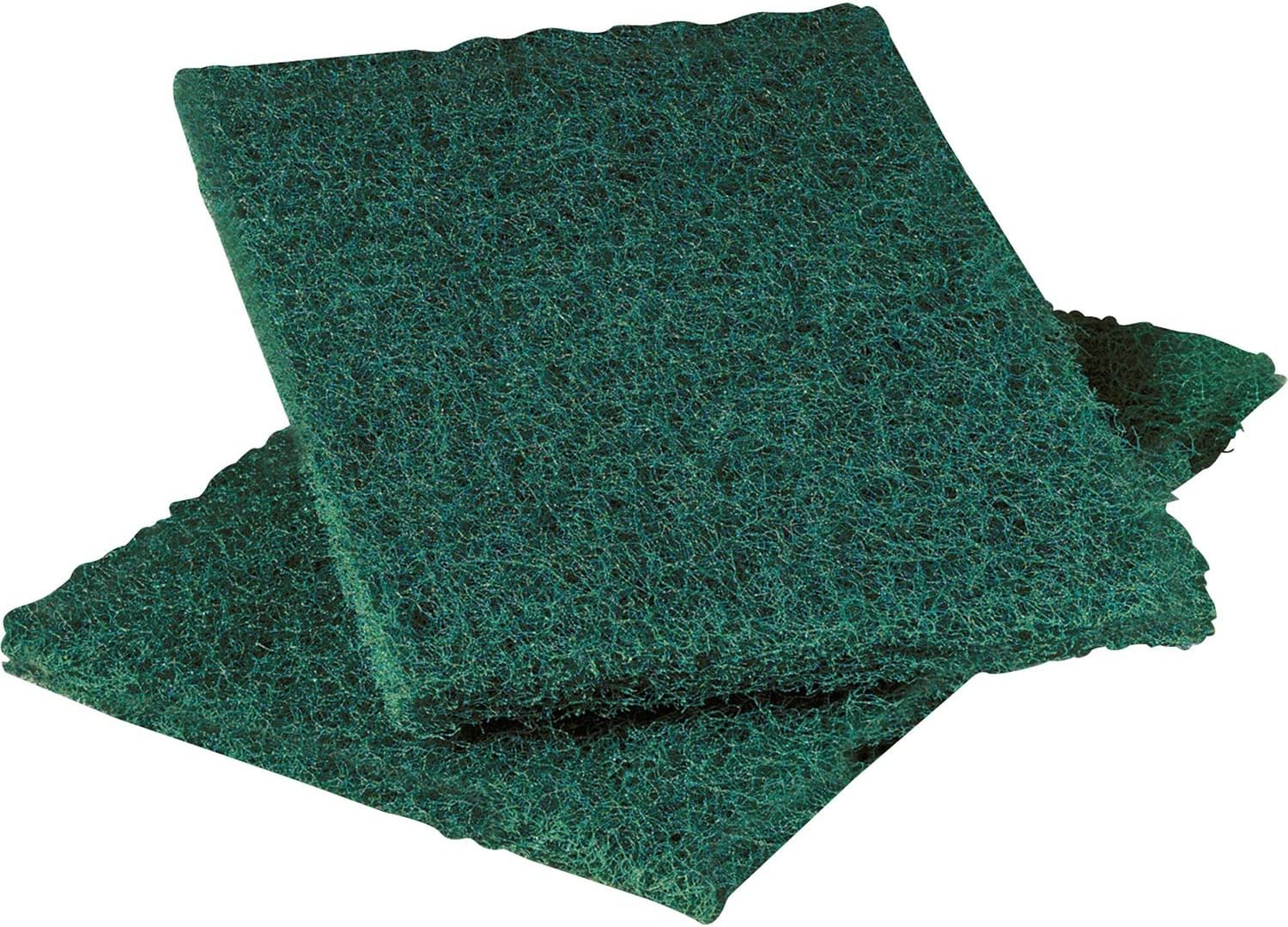 Scotch-Brite PROFESSIONAL 86CT Commercial Heavy Duty Scouring Pad 86, 6" x 9", Green, 12 per Pack (Case of 3 Packs)