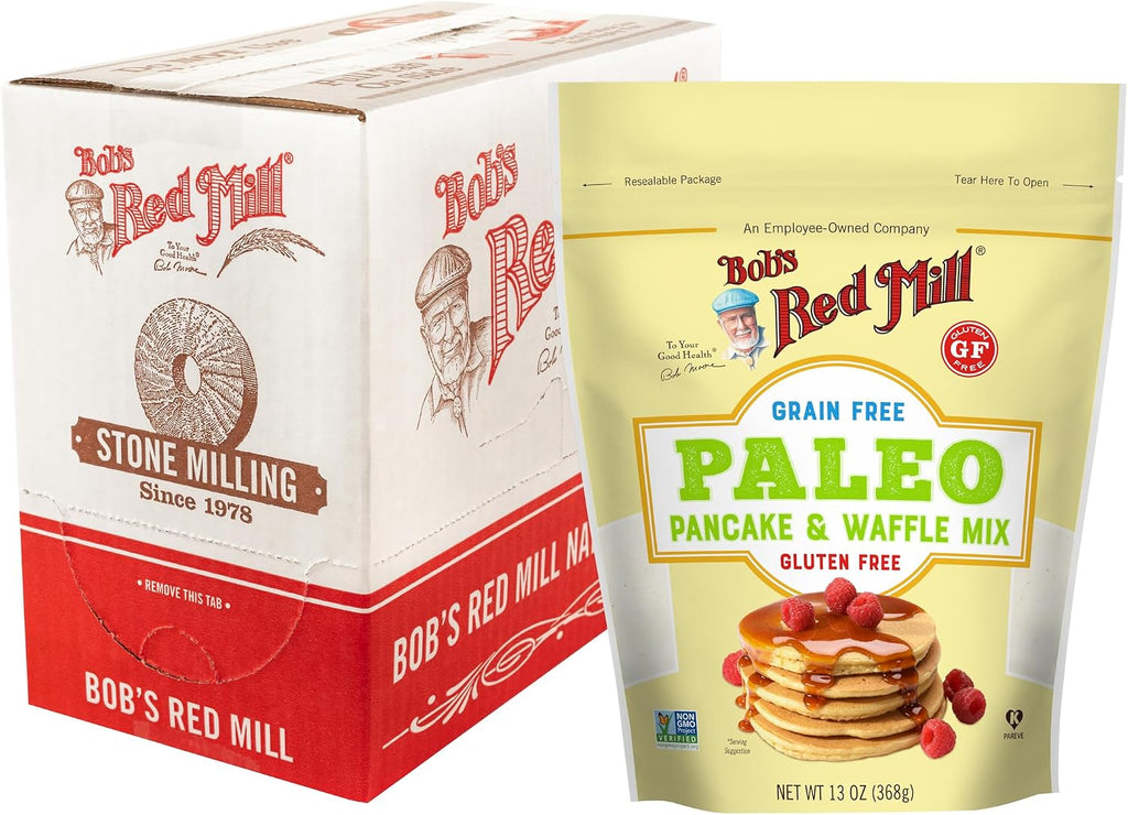 Bob's Red Mill Paleo Pancake, 13oz (Pack of 4) - Non GMO, Paleo Friendly, Kosher