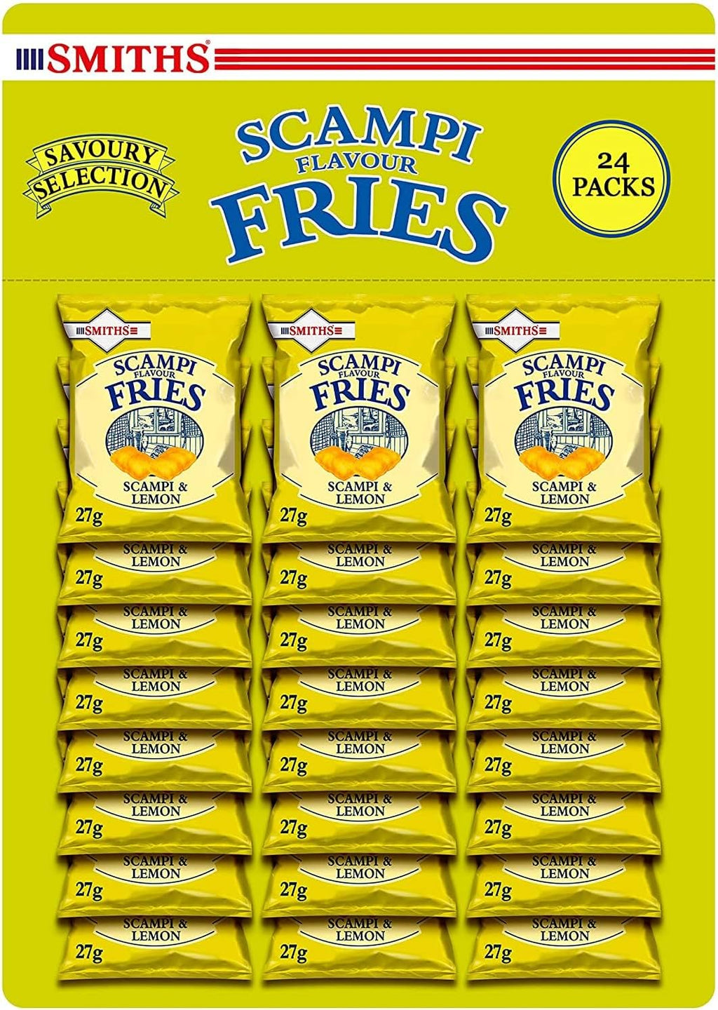 Smiths Scampi Flavour Fries 24x27g