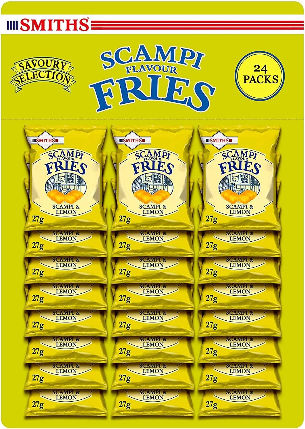 Smiths Scampi Flavour Fries 24x27g