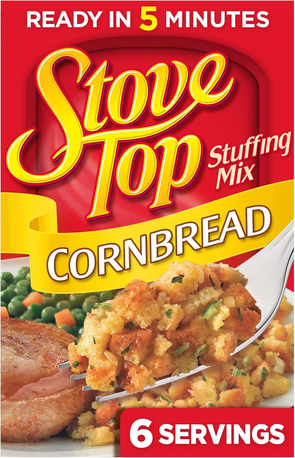 Stove Top Cornbread Stuffing Mix, 6 oz Box