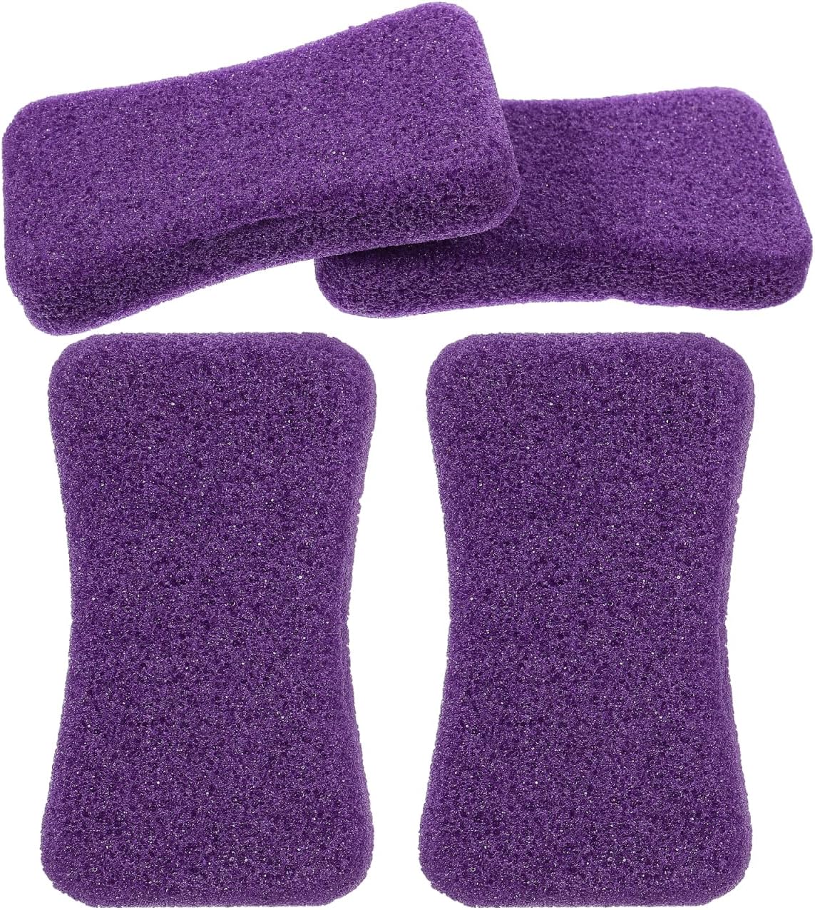 Beavorty 4Pcs Foot File Callus Remover Set Ergonomic Pedicure Tools for Dead Skin Removal and Foot Care Exfoliating Scrubber for Men and Women 4.44X2.44In