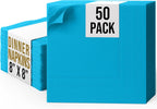 Turquoise Dinner Napkins Disposable Everyday 50 Pcs 2 Ply Turquoise Napkins Disposable Paper Everyday For Parties & Party Supplies
