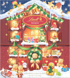Lindt Holiday Teddy Bear Advent Calendar Assorted Chocolate Candy, 4.5 oz.