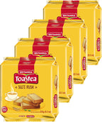 Britannia Toastea Suji Rusk 8.28oz (235g) - Biscotte De Semoule - Crispy Tea Time Snack - Crispy Crunchy Toast (Pack of 4)