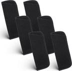 6 Pcs Soft Glasses Case, Black EVA Spectacle Pouch Portable Reading Glasses Protective Pouch Travel Spectacle Eyeglasses Storage Sleeve for Carrying Men Women Sunglasses Eyeglasses