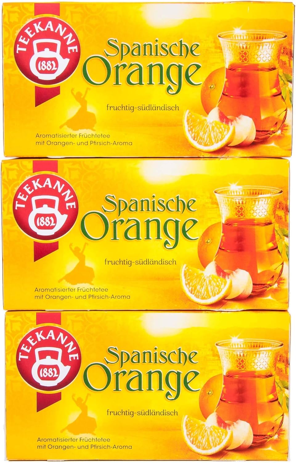 3x Teekanne (Spanische Orange) spanish orange (each box 20 tea bags)