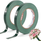 2 Rolls Green Floral Tape 1/2 Inch x 30 Yard – Waterproof Florist Tape for Fresh Flowers, Bouquet Binding, Wedding Bouquet Wrap & Floral Crafts