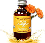 Calendula Oil Organic for Skin- Trauma Skincare from Local Infused Calendula Flowers, Eczema Oil, Certified Organic, 2 Oz