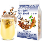 Plant Gift 50 Cups Kudzu Root Hovenia Dulcis Tea Bag (葛根枳椇子 GE GEN ZHI JU ZI CHA) 8.81oz (5g*500bags/250g) Pueraria Lobata, Licorice, Tangerine Peel, Chrysanthemum Natural Mixed Herbal Combination