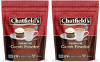 Chatfield’s All Natural Carob Powder 16-oz Pouch, Sweet and Delicious, Premium Quality, Caffeine-Free, Gluten-Free, Vegan, Kosher, Non-GMO Verified - (2 Pack)