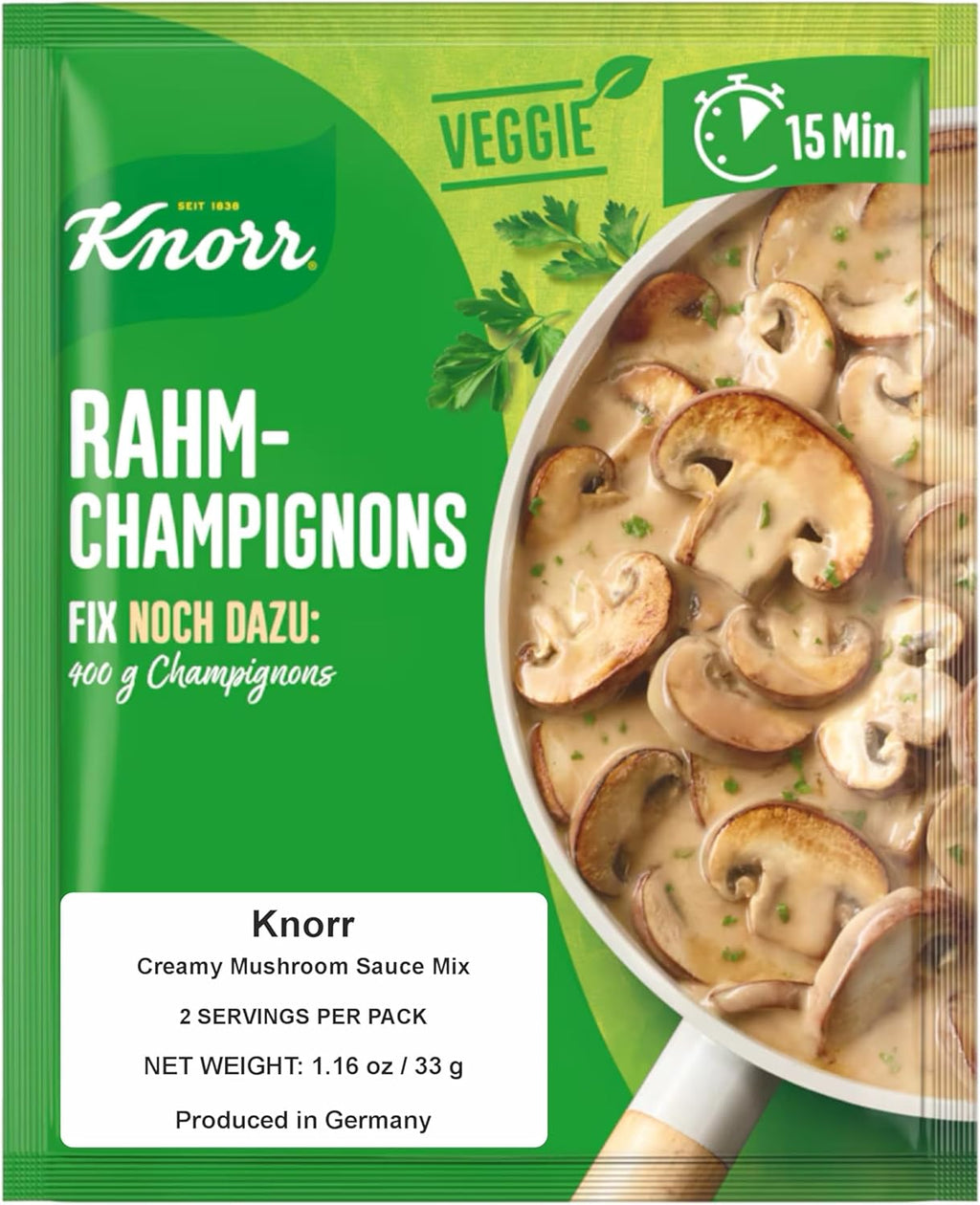 Knorr Fix creamy mushrooms (Rahm-Champignons) (Pack of 4)