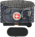 Decompression Back Belt for Pain Relief,Lower Back Traction Device for Women and Men One Size Fits 29-49 inches Waist (Blue)