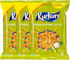 Kurkure Green Chutney Indian Chips Pack of 3