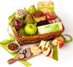 Fruit, Cheese & Meat Classic Gift Basket by Fruitfully For Father's Day, Birthday, Thank You, Sympathy