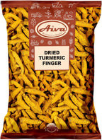 AIVA Dry Turmeric Roots | Fingers | Whole roots - 7 Ounce (200gm)