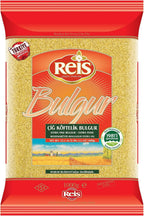 Reis Extra Fine Bulgur, Wheat Berries, Bulgur Wheat for Salads, Tabouleh & Meals, Turkish Grocery Foods, High Fiber & Protein Cereal, Whole Grain Bag, Non-GMO, Bulk, Vegan, Halal, 2.2 Lbs (1000g)