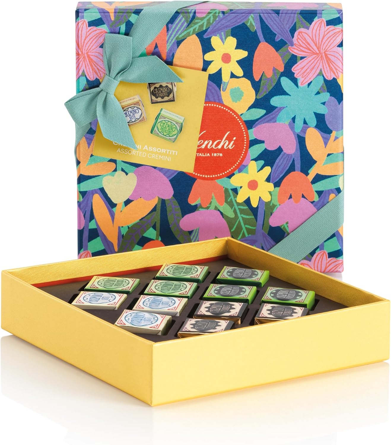 Venchi - Spring Tray Box with 12 Cremini, Venchi Spring Collection, 4.76 Oz, Gluten Free, Gift Idea, Mother's Day