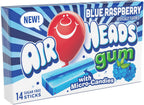 Airheads Candy Sugar-Free Chewing Gum with Xylitol, Blue Raspberry, 14 Sticks (Pack of 12)