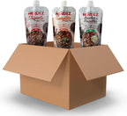 HERDEZ Pepper Paste Trio, Chipotle (Hot), Guajillo (Medium), Ancho & Pasilla (Mild) 7 oz Squeeze Pouch with Easy Close Twist Cap (3 Pack)– Bold Mexican Flavor & Dried Chile Pepper Alternative