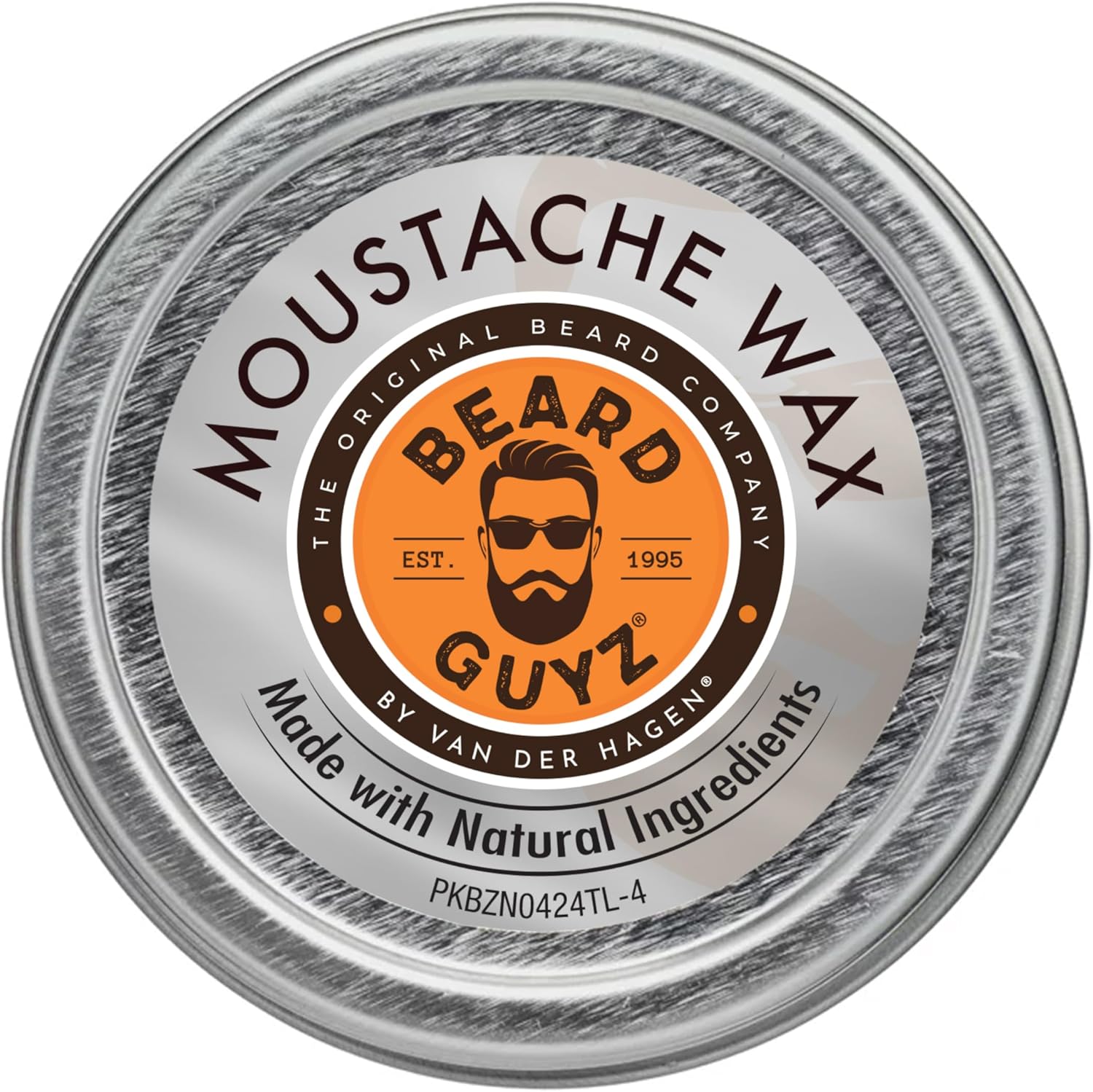 Beard Guyz Moustache Wax – Strong Hold Styling for Mustache & Facial Hair – Natural Beeswax & Carnauba Wax Grooming Balm for Sculpting, Shaping & Conditioning – 1 oz
