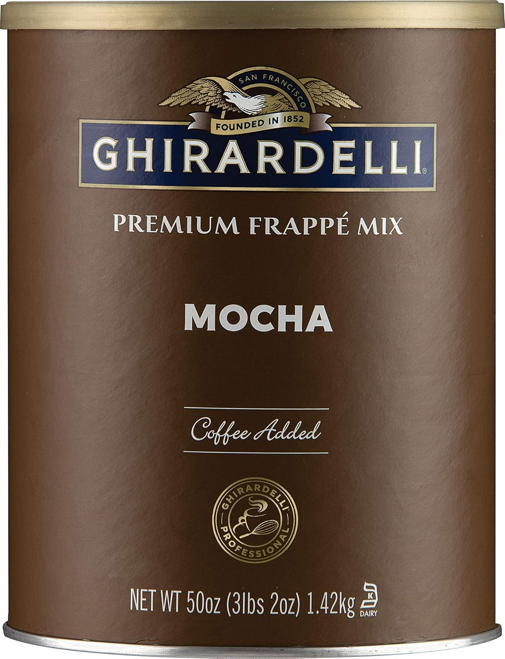 Ghirardelli Mocha Frappe, Powder, 3.12 lb (Pack of 1)
