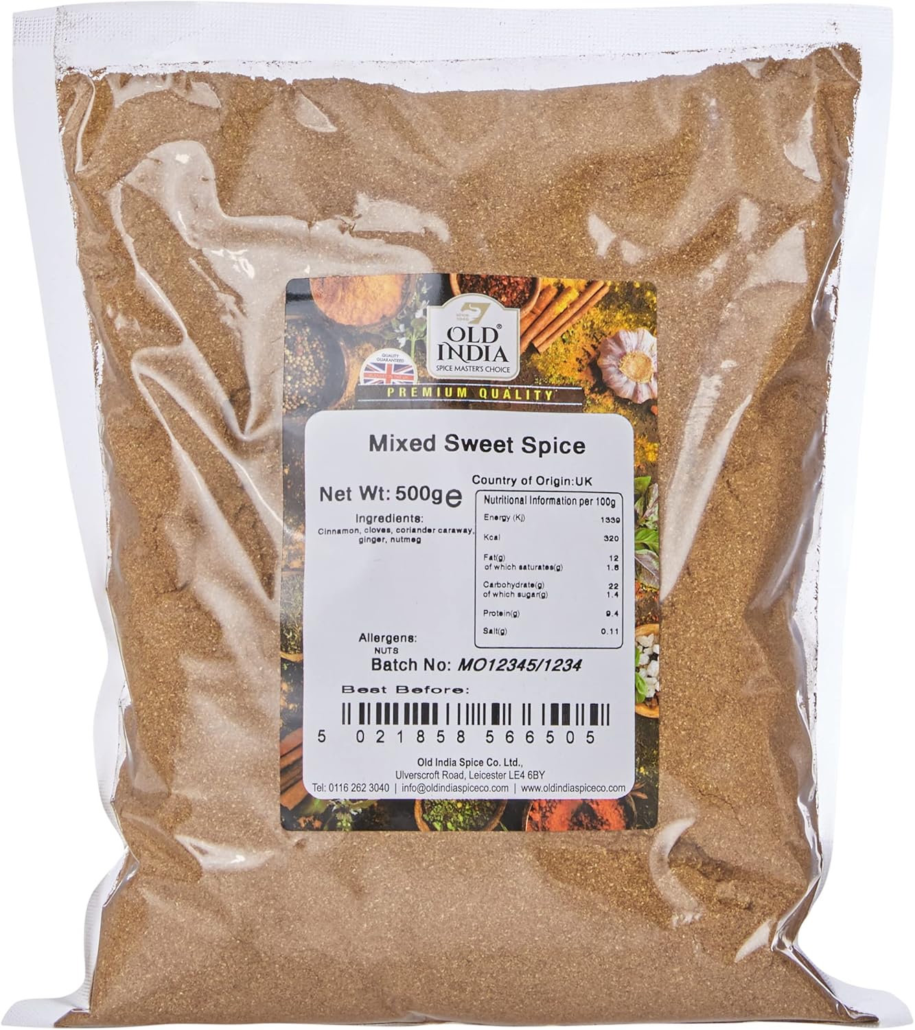 Old India Mixed Sweet Spice 500 g