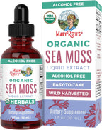 MaryRuth Organics Irish Sea Moss Liquid Drops | Chondrus Crispus | Wild Harvested | Organic Irish Moss Formulated for Adults & Kids Ages 14+ | Unflavored | Sugar Free | Vegan | Non-GMO | 1 Fl Oz