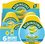 Robinsons Mini - No Added Sugar - Low Calorie - Lemon and Lime, 66 ml (pack of 6)