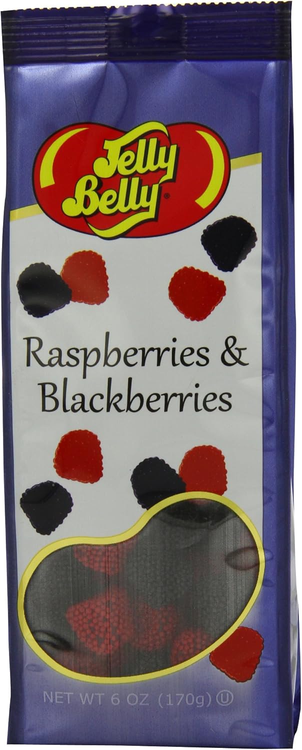 Jelly Belly Gift Bag, Raspberries and Blackberries