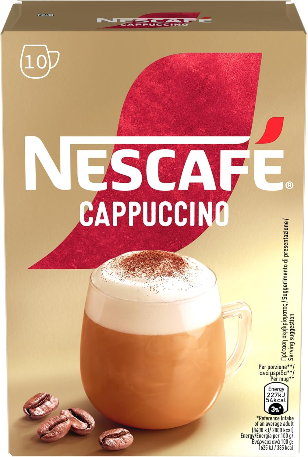 NescafŽ Cappuccino 10 Sticks