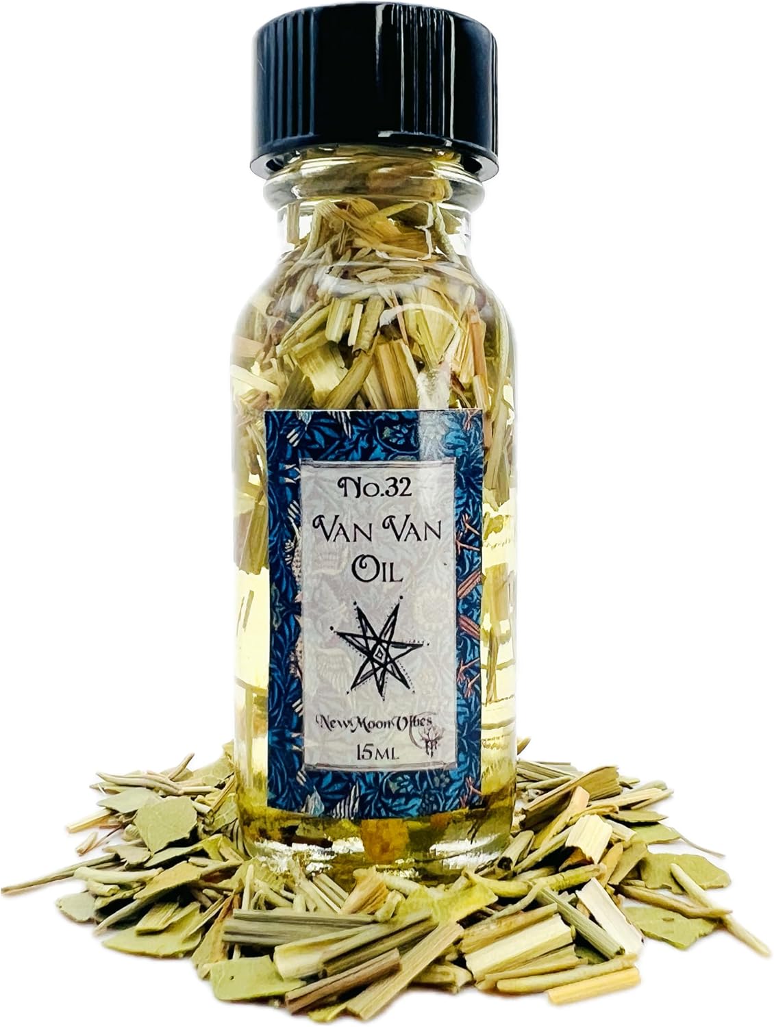 Van Van Oil by New Moon Vibes - Purification Remove Blocks Protection Success Prosperity Empowerment Spells Conjure Rituals - Handmade with Essential Oils & Herbs - Wicca Pagan Hoodoo Magick