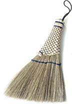 Handcrafted Small Turkey Wing Whisk Broom - Kong Grass & Bamboo Handle - Whisks Away Dust & Debris - Flagged Bristle with Hanging Loop - Perfect for Car, Laptop, Indoor & Outdoor - 9 Inch